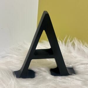 Restoration Hardware RH Metal Letter A Room Wall Shelf Decor Industrial Serif